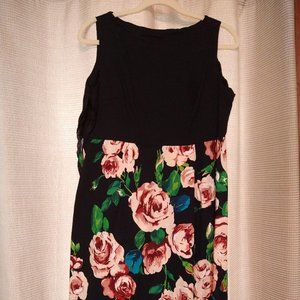 Floral midi dress - Plus size